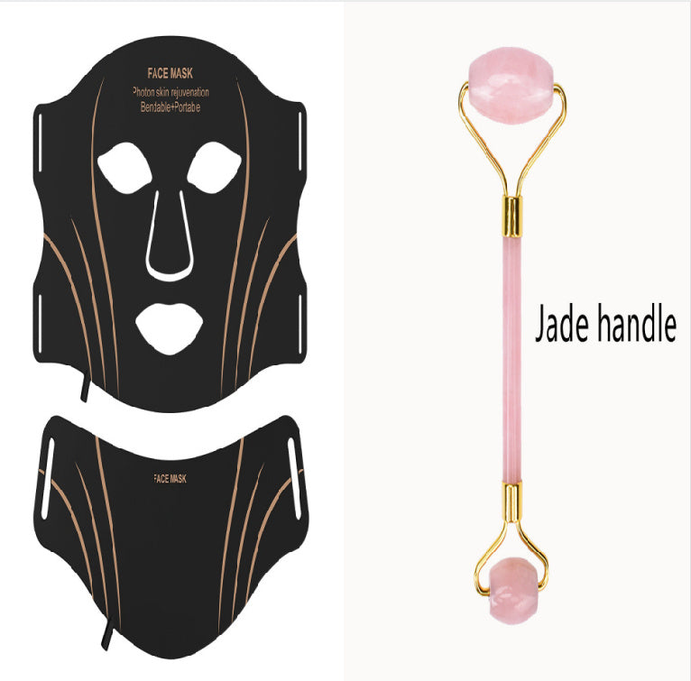 Beauty Instrument Facial Mask IPL Device Household Silicone Red Light LED Beauty Mask