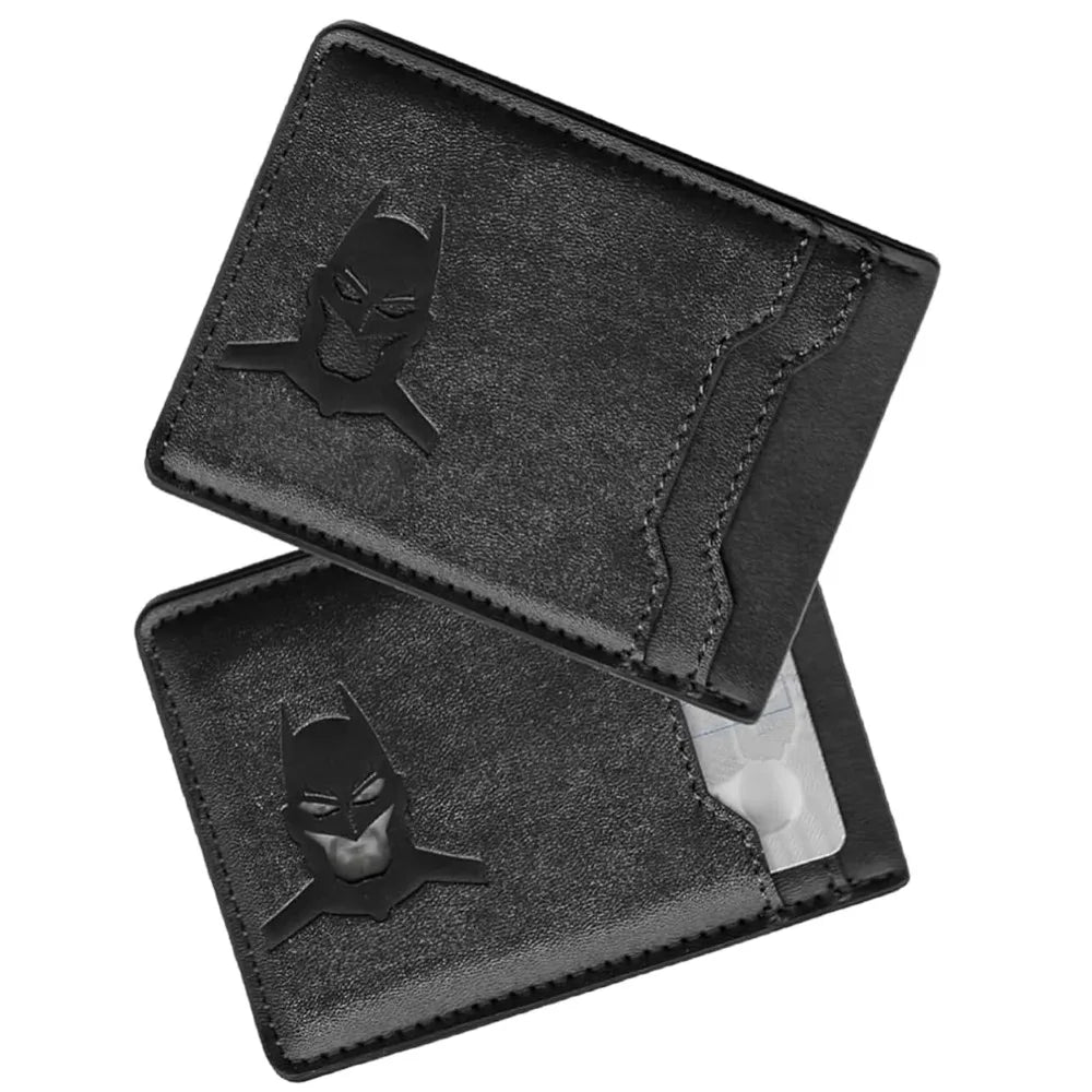 Slim Leather ID Wallet – Minimalist Card & ID Holder for Men