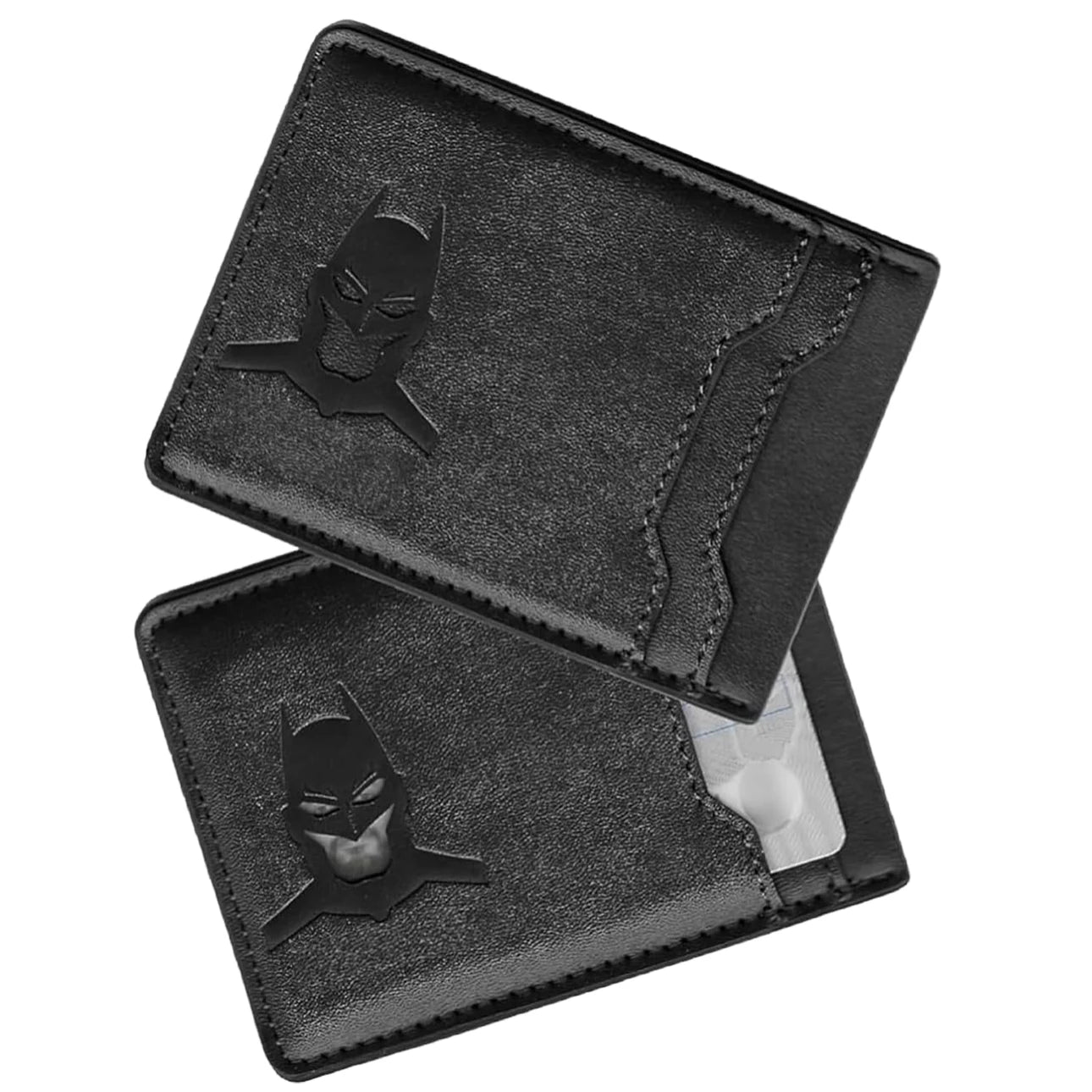 Slim Leather ID Wallet – Minimalist Card & ID Holder for Men